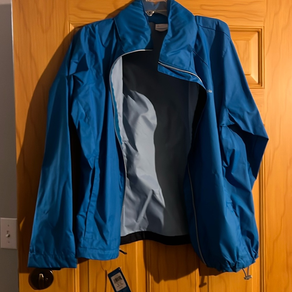 Blue Waterproof Columbia Jacket